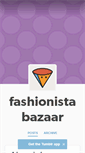 Mobile Screenshot of fashionistabazaar.tumblr.com
