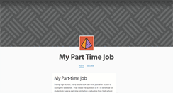 Desktop Screenshot of myparttimejob.tumblr.com