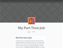 Tablet Screenshot of myparttimejob.tumblr.com