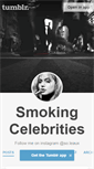 Mobile Screenshot of celebritiessmoking.tumblr.com