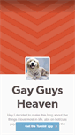 Mobile Screenshot of gayguysheaven.tumblr.com