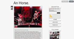 Desktop Screenshot of anhorse.tumblr.com
