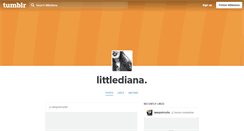 Desktop Screenshot of littlediana.tumblr.com