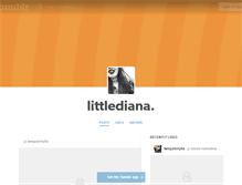 Tablet Screenshot of littlediana.tumblr.com