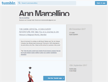 Tablet Screenshot of annmarcellino.tumblr.com