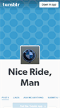 Mobile Screenshot of nicerideman.tumblr.com