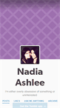 Mobile Screenshot of nadiaashlee.tumblr.com