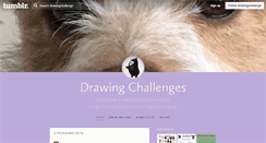 Desktop Screenshot of drawingchallenge.tumblr.com