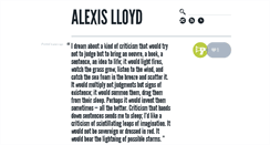 Desktop Screenshot of alexislloyd.tumblr.com