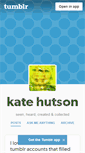 Mobile Screenshot of katehutson.tumblr.com