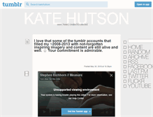 Tablet Screenshot of katehutson.tumblr.com