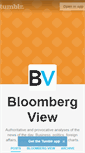 Mobile Screenshot of bloombergview.tumblr.com