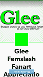 Mobile Screenshot of glee-art.tumblr.com