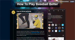 Desktop Screenshot of howtoplaybaseballbetter.tumblr.com