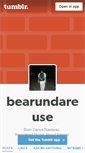 Mobile Screenshot of bearundareuse.tumblr.com