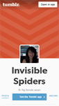 Mobile Screenshot of invisiblespiders.tumblr.com