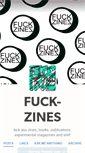 Mobile Screenshot of fuck-zines.tumblr.com