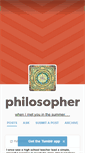 Mobile Screenshot of philosopher.tumblr.com