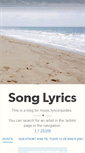 Mobile Screenshot of lyricsofsongs.tumblr.com