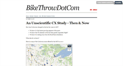 Desktop Screenshot of bikethrowdotcom.tumblr.com