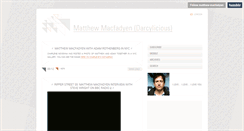 Desktop Screenshot of matthew-macfadyen.tumblr.com