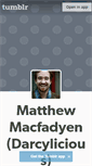 Mobile Screenshot of matthew-macfadyen.tumblr.com