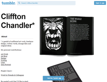 Tablet Screenshot of clifftonchandler.tumblr.com