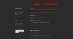 Desktop Screenshot of charredresistors.tumblr.com