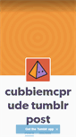 Mobile Screenshot of cubbiemcprude.tumblr.com
