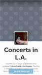 Mobile Screenshot of concertsinla.tumblr.com