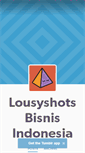 Mobile Screenshot of lousyshots.tumblr.com