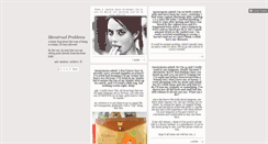 Desktop Screenshot of menstrualproblems.tumblr.com