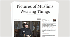 Desktop Screenshot of muslimswearingthings.tumblr.com