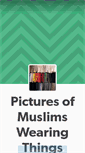 Mobile Screenshot of muslimswearingthings.tumblr.com