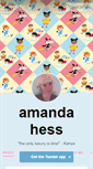 Mobile Screenshot of amandahess.tumblr.com