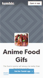 Mobile Screenshot of animefoodgifs.tumblr.com