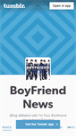 Mobile Screenshot of boyfriendnews.tumblr.com