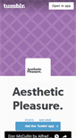 Mobile Screenshot of aestheticpleasure.tumblr.com