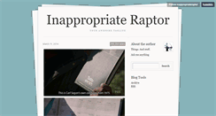 Desktop Screenshot of inappropriateraptor.tumblr.com