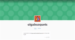 Desktop Screenshot of olgabusquets.tumblr.com