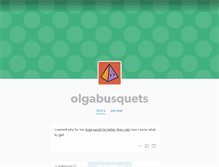 Tablet Screenshot of olgabusquets.tumblr.com