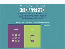 Tablet Screenshot of erickjaypreston.tumblr.com