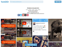Tablet Screenshot of phreddiamond.tumblr.com