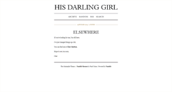 Desktop Screenshot of hisdarlinggirl.tumblr.com