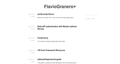 Desktop Screenshot of flaviogranero.tumblr.com