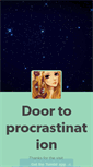 Mobile Screenshot of doortoprocrastination.tumblr.com