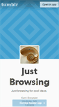 Mobile Screenshot of justbrowsing.tumblr.com