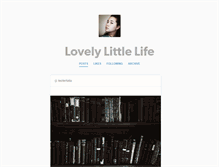 Tablet Screenshot of lovelylittlelife.tumblr.com