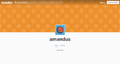Desktop Screenshot of amandus.tumblr.com