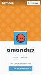 Mobile Screenshot of amandus.tumblr.com